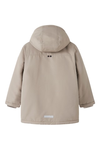 Jasje met Capuchon - Beige - Name It Kids