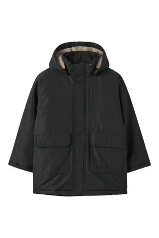 Parka met Capuchon - Zwart - Name It Kids