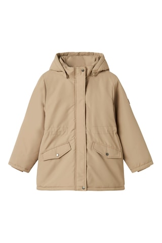 Jasje met Capuchon - Beige - Name It Kids