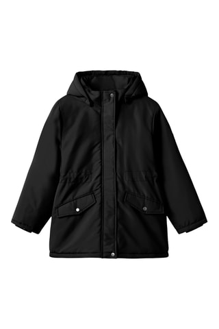 Jasje met Capuchon - Zwart - Name It Kids