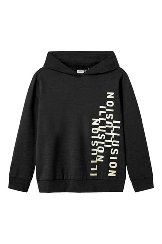 Sweater met Capuchon - Zwart - Name It Kids