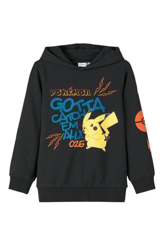 Sweater met Capuchon Pikachu Pokemon - Zwart - Name It Kids