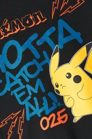 Sweater met Capuchon Pikachu Pokemon - Zwart - Name It Kids