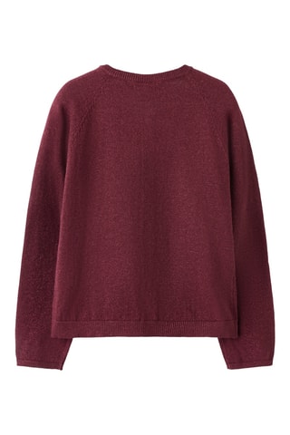 Biologisch Katoenen Vest - Bordeauxrood - Name It Kids