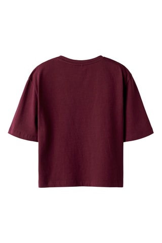 Biologisch Katoenen T-shirt - Bordeauxrood - Name It Kids