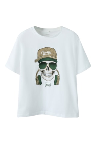 Biologisch Katoenen T-shirt - Wit - Name It Kids