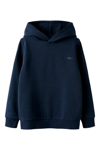 Sweater met Capuchon - Marineblauw - Name It Kids