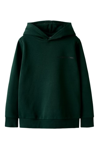 Sweater met Capuchon - Donkergroen Name It Kids