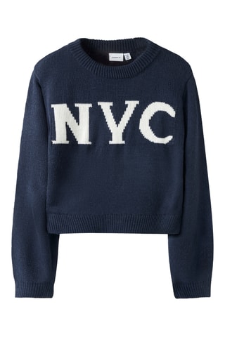 Trui - Marineblauw - Name It Kids