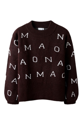 Trui - Bordeauxrood - Name It Kids