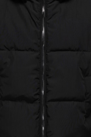 Gewatteerde jas met capuchon - Zwart - Kids Only Girl