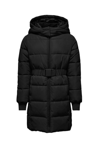 Gewatteerde Jas Zwart - Kids Only Girl