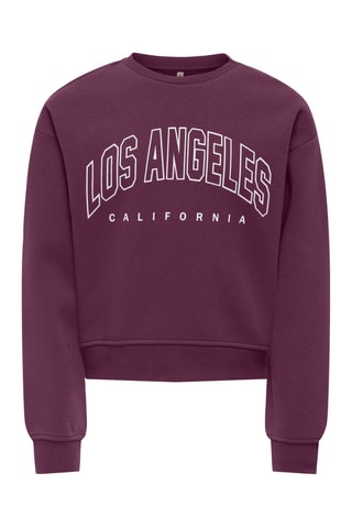 Sweater - Bordeauxrood - Kids Only Girl