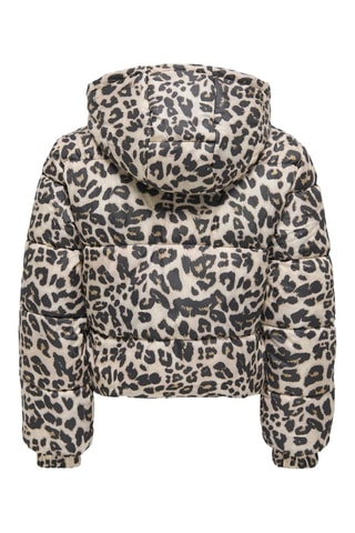 Gewatteerde jas met capuchon - Ecru - Kids Only Girl