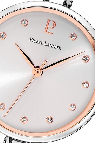 Montre à quartz en acier Leia - Argenté et doré rose