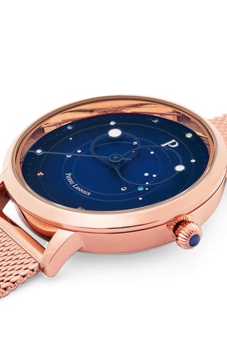 Montre à quartz en acier Théia - Doré rose