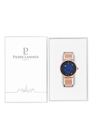 Montre à quartz en acier Théia - Doré rose