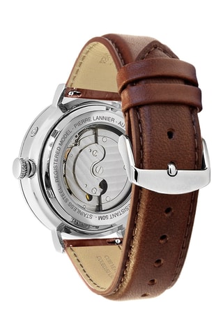 Montre automatique Evidence - 
Réserve de marche 
Marron et bleu