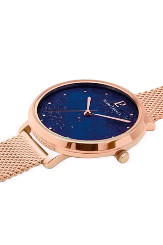 Montre à quartz en acier Elara -  
Doré rose et bleu