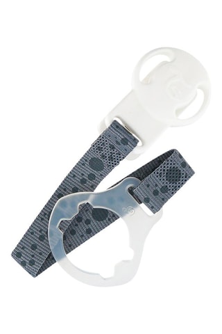 Attache-sucette - Gris pastel