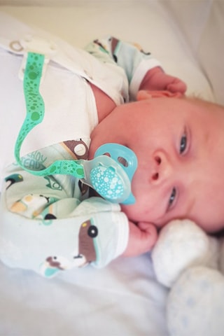 2 sucettes sans BPA en silicone - De 0 à 6 mois