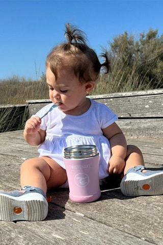 Boîte à lunch isotherme sans BPA en acier inoxydable et silicone - 350 ml