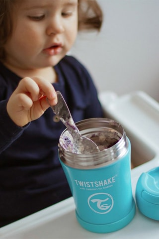 Boîte à lunch isotherme en acier inoxydable et silicone sans BPA - 350 ml