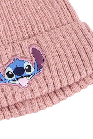 Bonnet et écharpe Stitch Lilo et Stitch Disney - Rose