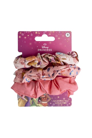 3 chouchous à cheveux Princesses Disney - Rose