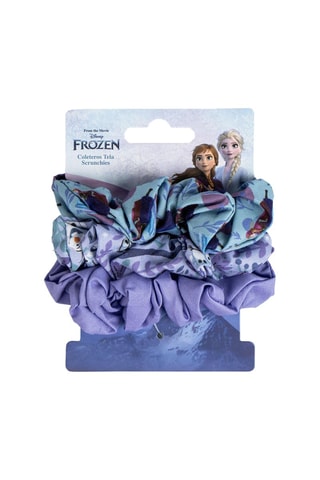 3 chouchous à cheveux La Reine des Neiges Disney - Bleu