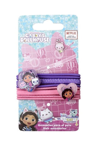 8 élastiques à cheveux Gabby et la Maison Magique - Rose