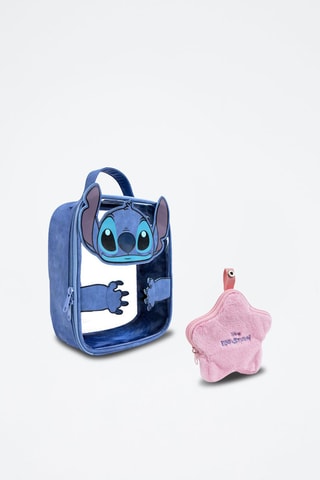 Trousse de toilette et porte-monnaie Stitch Lilo et Stitch Disney - Bleu