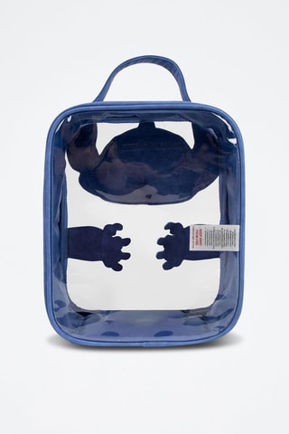 Trousse de toilette et porte-monnaie Stitch Lilo et Stitch Disney - Bleu