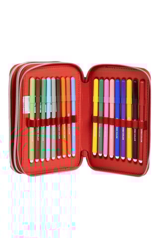 Gevuld Etui Spiderman Avengers Marvel - 44-delig Blauw 