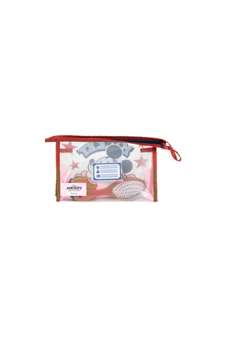 Trousse de voyage garnie Mickey Disney - Rouge et noir