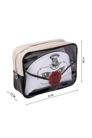 2 trousses de toilette Harry Potter - Noir et blanc