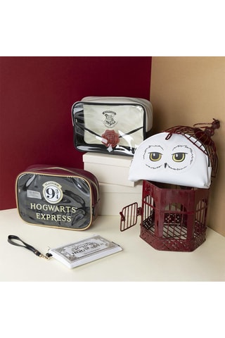 2 trousses de toilette Harry Potter - Noir et blanc