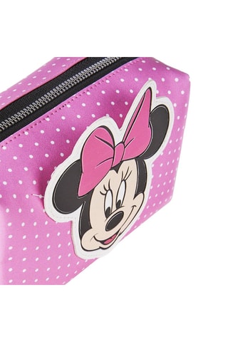 Trousse de toilette Minnie Disney - Fuchsia et blanc