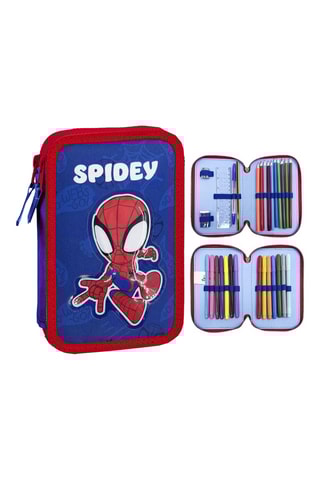 Gevulde Etui Spidey en Vrienden Marvel - 30-delig Kobaltblauw