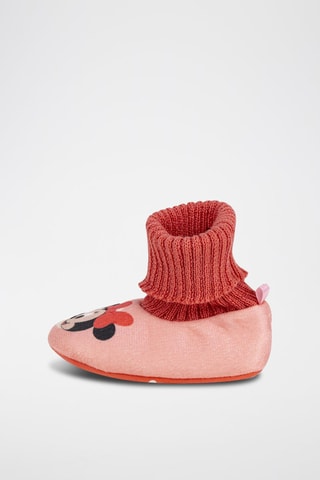 Chaussons Daisy et Minnie Disney - Vieux rose