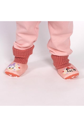 Chaussons Daisy et Minnie Disney - Vieux rose