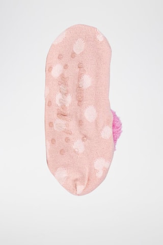 Chaussons fourrés Mickey et Minnie Disney - Rose