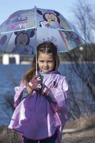 Parapluie canne Minnie Disney - Turquoise