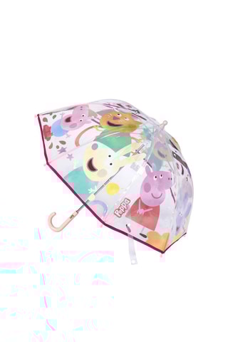 Parapluie canne Peppa Pig - Blanc