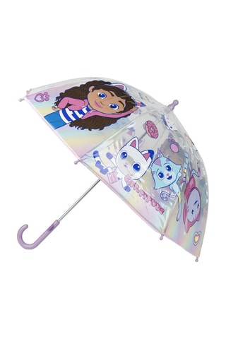Parapluie automatique Gabby et la Maison magique - Rose et transparent
