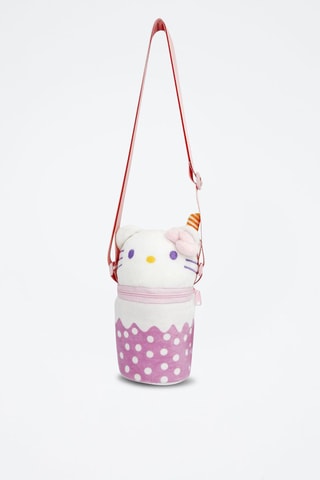 Sac bandoulière Hello Kitty Sanrio- Rose et blanc 
