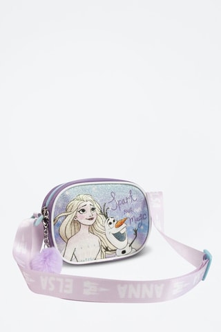 Sac bandoulière Elsa et Olaf La Reine des Neiges Disney - Mauve