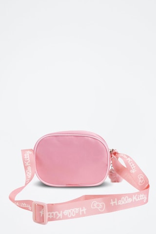 Sac bandoulière Hello Kitty Sanrio - Blanc et rose poudré
