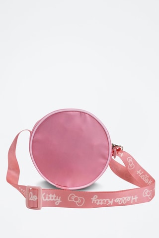 Sac bandoulière Hello Kitty Sanrio - Blanc et rose poudré