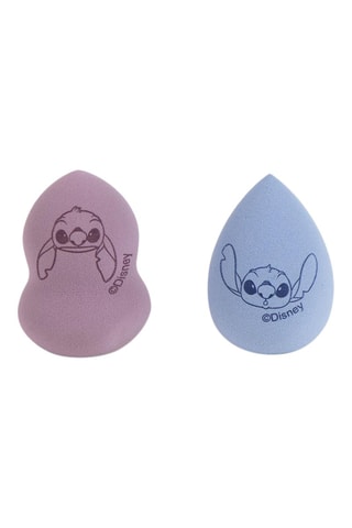 2 éponges maquillage Stitch Lilo et Stitch Disney - Bleu et violet